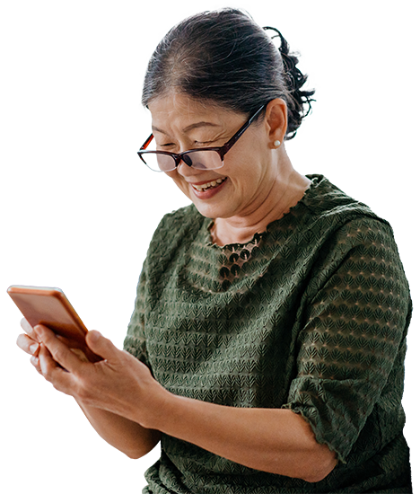 1-6-3-3-25a-MedicareSmartphone woman on smartphone