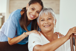 Member plans CTA Caregiver with elderly woman