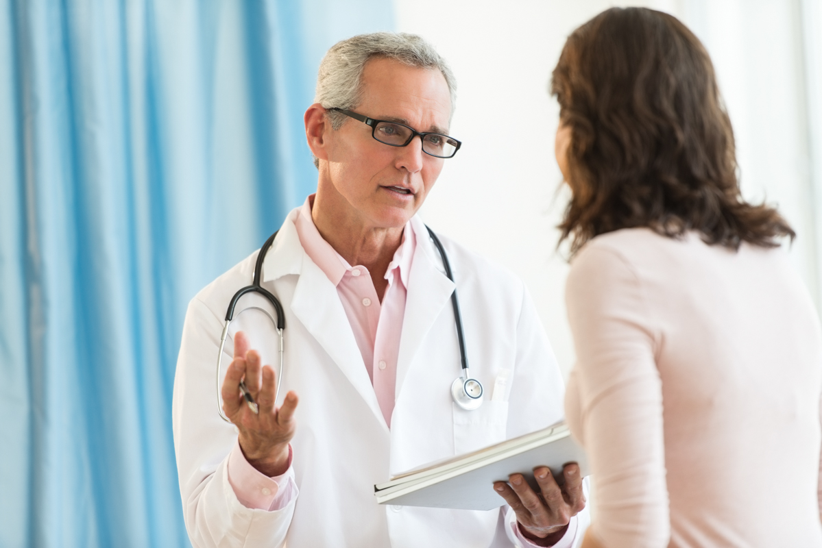 doctor visit with patient